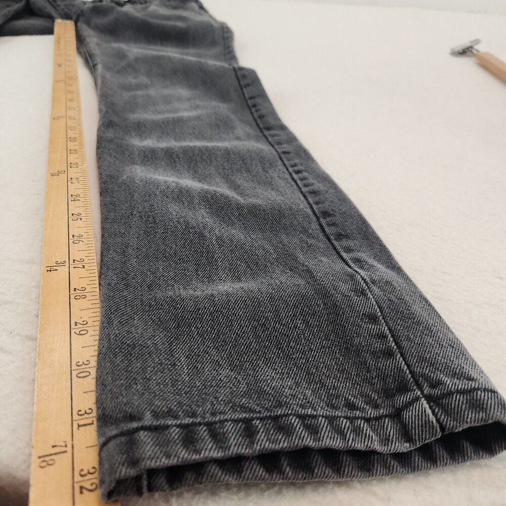 Vintage Guess Jeans Georges Marciano High Rise Slim Tapered Black Denim 30x32 - Picture 10 of 10